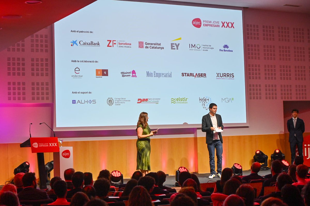 AIJEC's tweet photo. @egcampins @sansruben @imogrupomiranza @KaveHome @FactorialEs @opground @tsmartlollipop @cuideo @caixabank @fentpaiscat @llenguacatalana @llfeliu @EsterFranquesaB @noel_1940 @joventutcat @vicencdelmar @LoisBabarro @YESforEurope @JASPAIN @FPdGi . @pau i @mariajosepprats agraeixen a tots els patrocinadors i empreses col·laboradores el seu compromís amb l’empresa i l’emprenedoria. https://t.co/l3M6G8BMzb