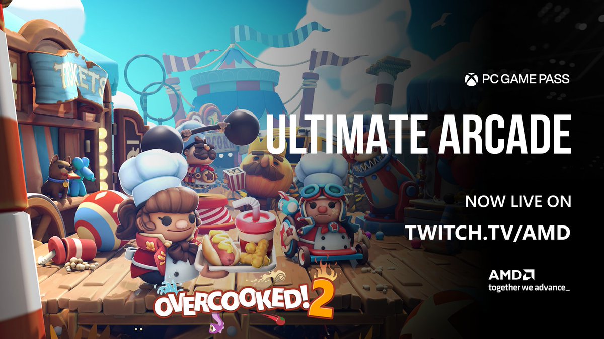 We have partnered with @XBOXCanada to bring to you the Canada Esports Arena tournament series! Tune into our first free in-person tournament with @OvercookedGame duos live right now at Twitch.tv/AMD!