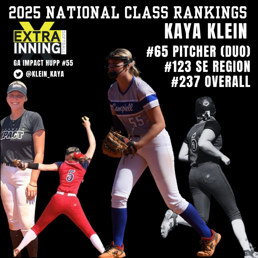 Kaya Klein 2025 (@klein_kaya) on Twitter photo Thank you <a href="/ExtraInningSB/">EXTRA INNING SOFTBALL</a> for the rankings! Hope to be healed and back at the game by Spring! <a href="/Impact_Hupp/">Georgia Impact Hupp-Axelson</a> <a href="/CoastalSoftball/">Coastal Carolina SB</a> <a href="/coach_kgreen/">Kelley Green</a> <a href="/amanda_daneker/">Amanda Daneker-McMahon</a> <a href="/GSAthletics_SB/">Georgia Southern Softball</a> <a href="/CoachPerkinsSB/">Sharon Perkins</a> <a href="/FGCU_Softball/">FGCU Softball</a> @FGCUSBDeiros <a href="/AUG_Softball/">AUG_Softball</a> <a href="/mrsmobro/">Melissa Brocato</a> <a href="/AppStateSB/">App State Softball</a> <a href="/slis23/">Shelly Hoerner</a> Thank you <a href="/ExtraInningSB/">EXTRA INNING SOFTBALL</a> for the rankings! Hope to be healed and back at the game by Spring! <a href="/Impact_Hupp/">Georgia Impact Hupp-Axelson</a> <a href="/CoastalSoftball/">Coastal Carolina SB</a> <a href="/coach_kgreen/">Kelley Green</a> <a href="/amanda_daneker/">Amanda Daneker-McMahon</a> <a href="/GSAthletics_SB/">Georgia Southern Softball</a> <a href="/CoachPerkinsSB/">Sharon Perkins</a> <a href="/FGCU_Softball/">FGCU Softball</a> @FGCUSBDeiros <a href="/AUG_Softball/">AUG_Softball</a> <a href="/mrsmobro/">Melissa Brocato</a> <a href="/AppStateSB/">App State Softball</a> <a href="/slis23/">Shelly Hoerner</a>