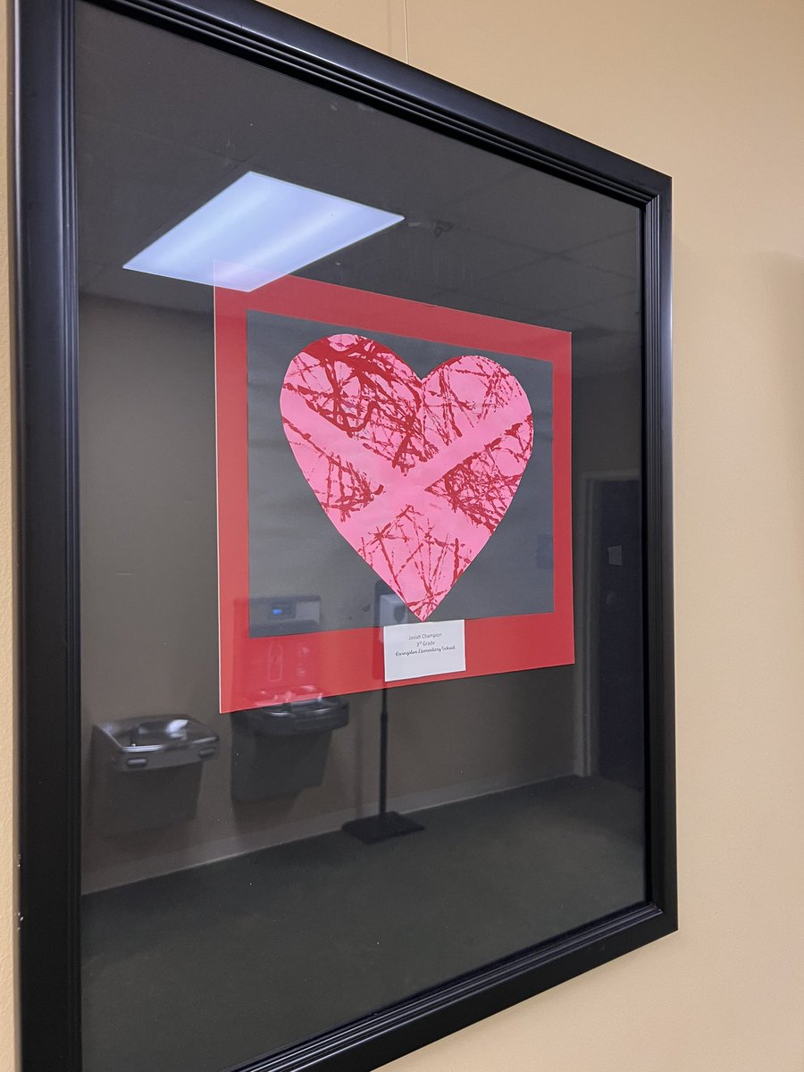 I was able to visit some of our student’s beautiful artwork that gets to be displayed all year at the Board of Education. What amazing work lines these hallways! <a href="/LVESCHOOL/">Livingston Elem (LVES)</a>