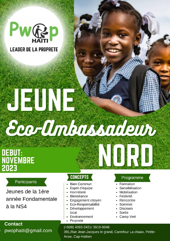 PwopHaiti's tweet photo. Une initiative citoyenne de l'entreprise PWOP HAÏTI. https://t.co/n9iwCpq0fG