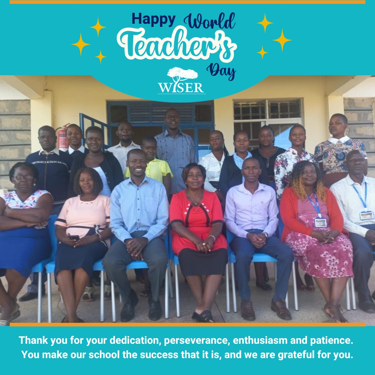 World Teachers Day is a special occasion to express our heartfelt gratitude to the teachers who have gone above and beyond their call of duty to guarantee that our girls receive nothing but the very best education. Thank you, WISER teachers, for your dedication to our school.