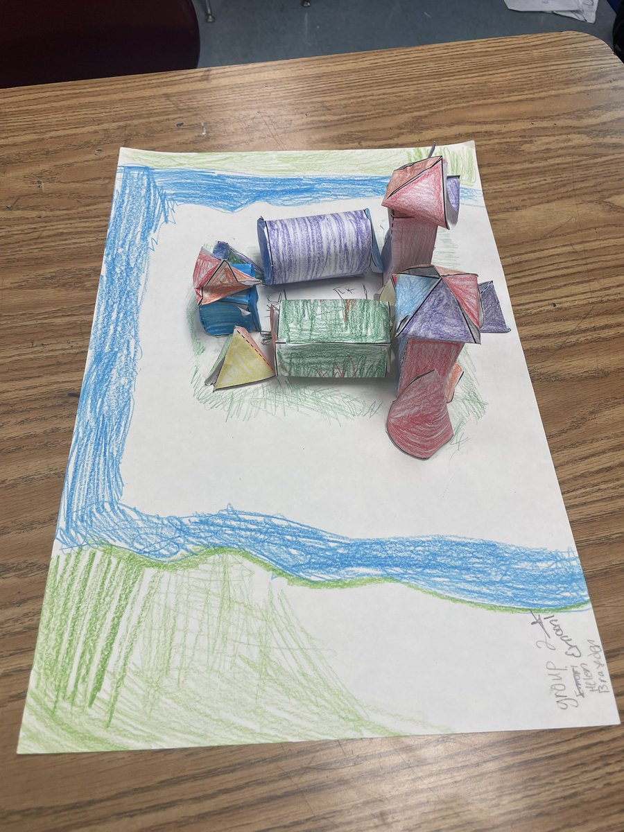 TNMightyMather's tweet photo. Final day! Can you name the shapes and calculate the surface area and volume for the castles? These 6th graders can! #PriortytoReward @LeeShreeve @Wrightmiddle @MNPS_SOI @openupresources @kiddomapp https://t.co/OEB8NlAVs2