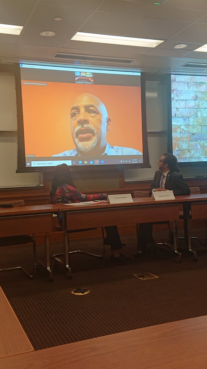 Thanks to today's excellent guest speakers: <a href="/frannem/">Franne McNeal</a>, Edward Garcia of <a href="/queenrookcafe/">Queen & Rook Game Cafe</a>, and Rep <a href="/chrisrabb/">Chris Rabb</a>, for sharing wisdom and experience re: barriers to entrepreneurship--from access to capital to cultural bias and more--and how we can help more entrepreneurs overcome them.