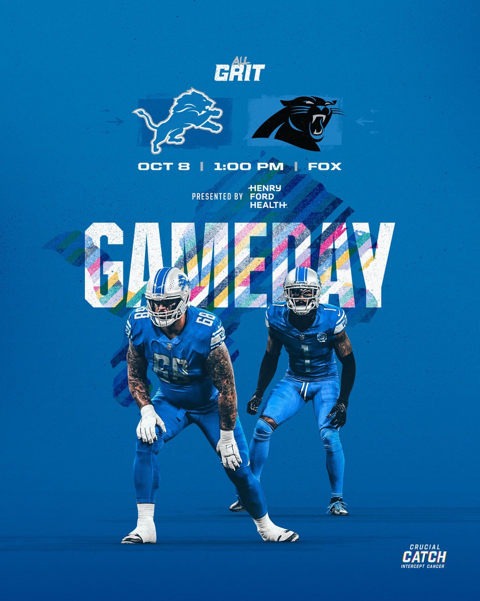 Lions's tweet photo. Those 10 days felt like forever but we made it! #Lions gameday is finally here! https://t.co/ErJTHYr8Sw