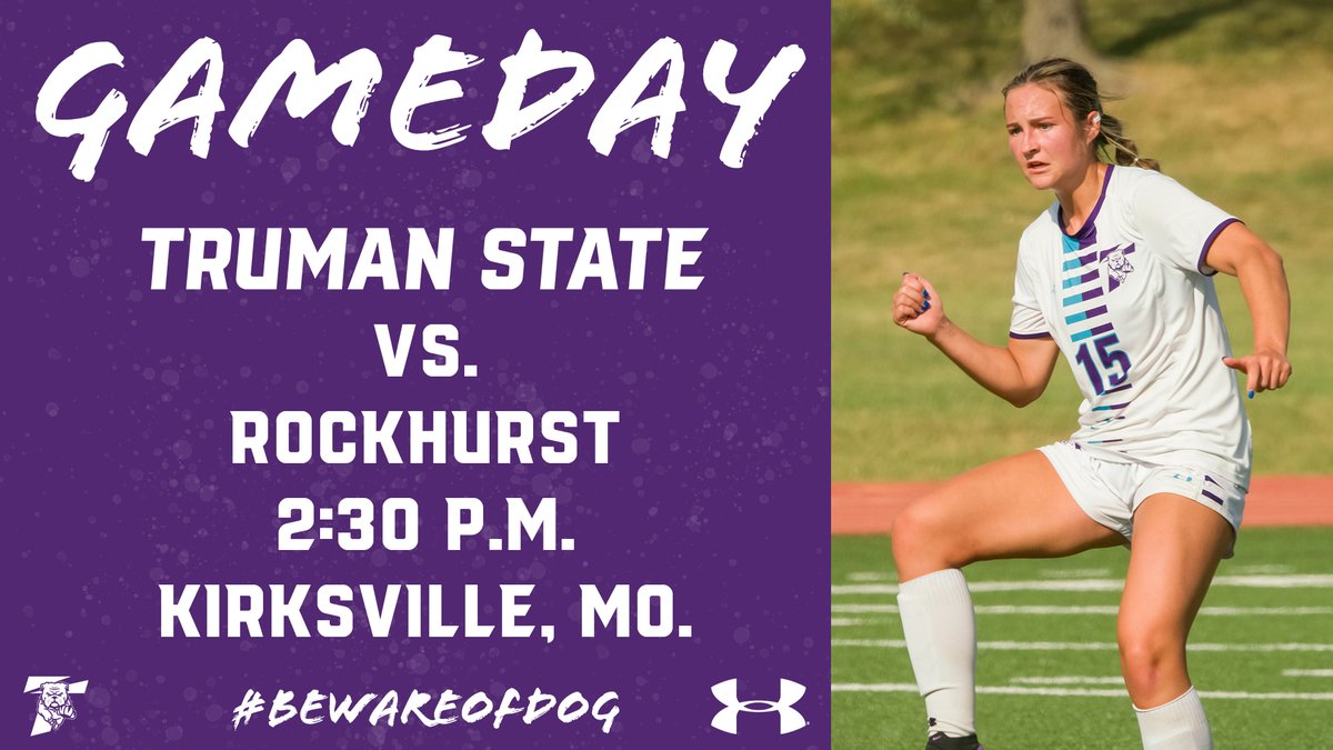 ⚽️ Gameday! ⚽️ @TrumanWS vs. Rockhurst ⏰ 2:30 p.m. 📍 Stokes Stadium 📺 glvcsn.com/truman/ 📊 trumanbulldogs.com/sidearmstats/w…