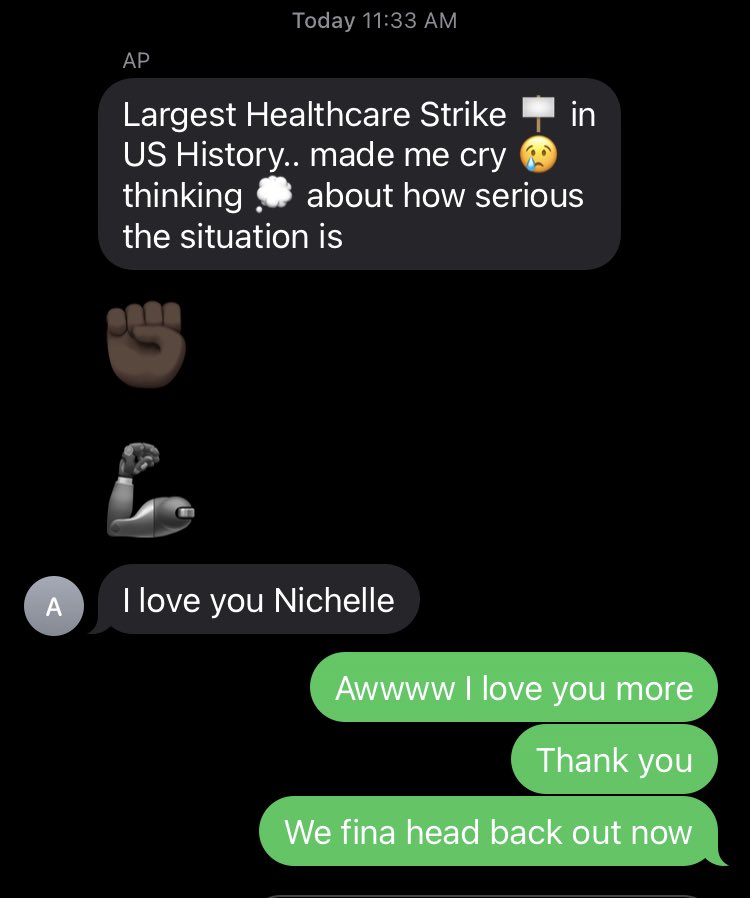 ChellyBo76's tweet photo. My lil brother tapped in, he know what’s up 🫡🫶🏽💯💫🖤 #kpstrike #kpmob #seiuuhw #hitmypockets #local29 #local20 #unity #United4All #SolidaritySeason #thisourshit https://t.co/WncQxshOWL