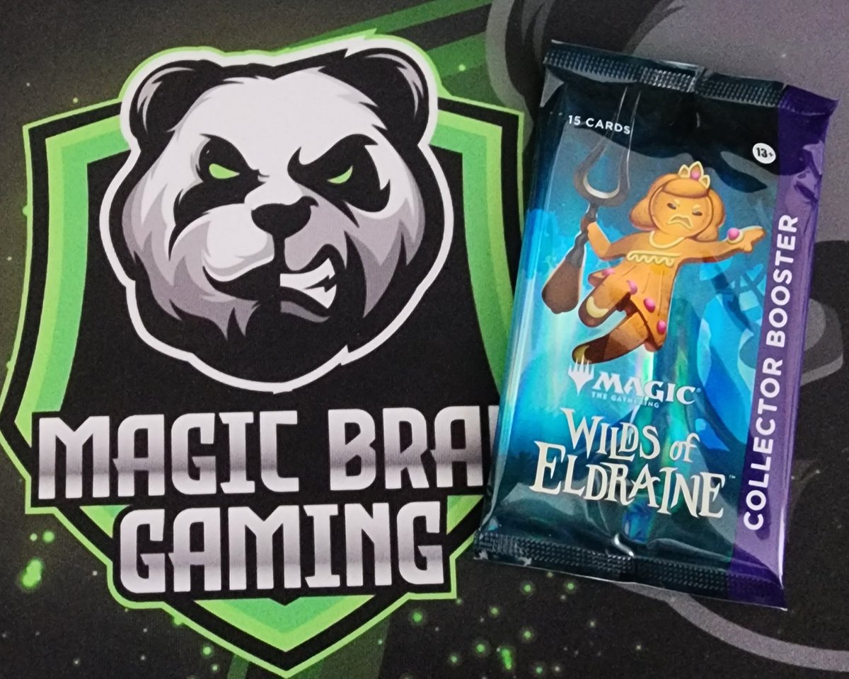 Tonight on stream I'll be giving away this Wilds of Eldraine collector booster pack, for hitting my September follower goal! 
Stream starts at 6pm MST