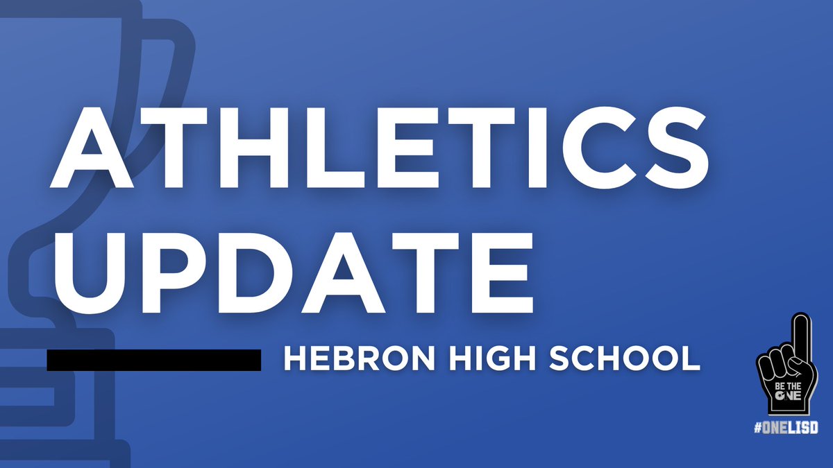 ATHLETICS UPDATE: We will be implementing several new guidelines for all Hawk Football games at Brian Brazil Stadium, beginning with tonight's JV game against Plano. Thank you for your patience, cooperation and support of Hebron High School! 🏈 bit.ly/3F84ZJ3