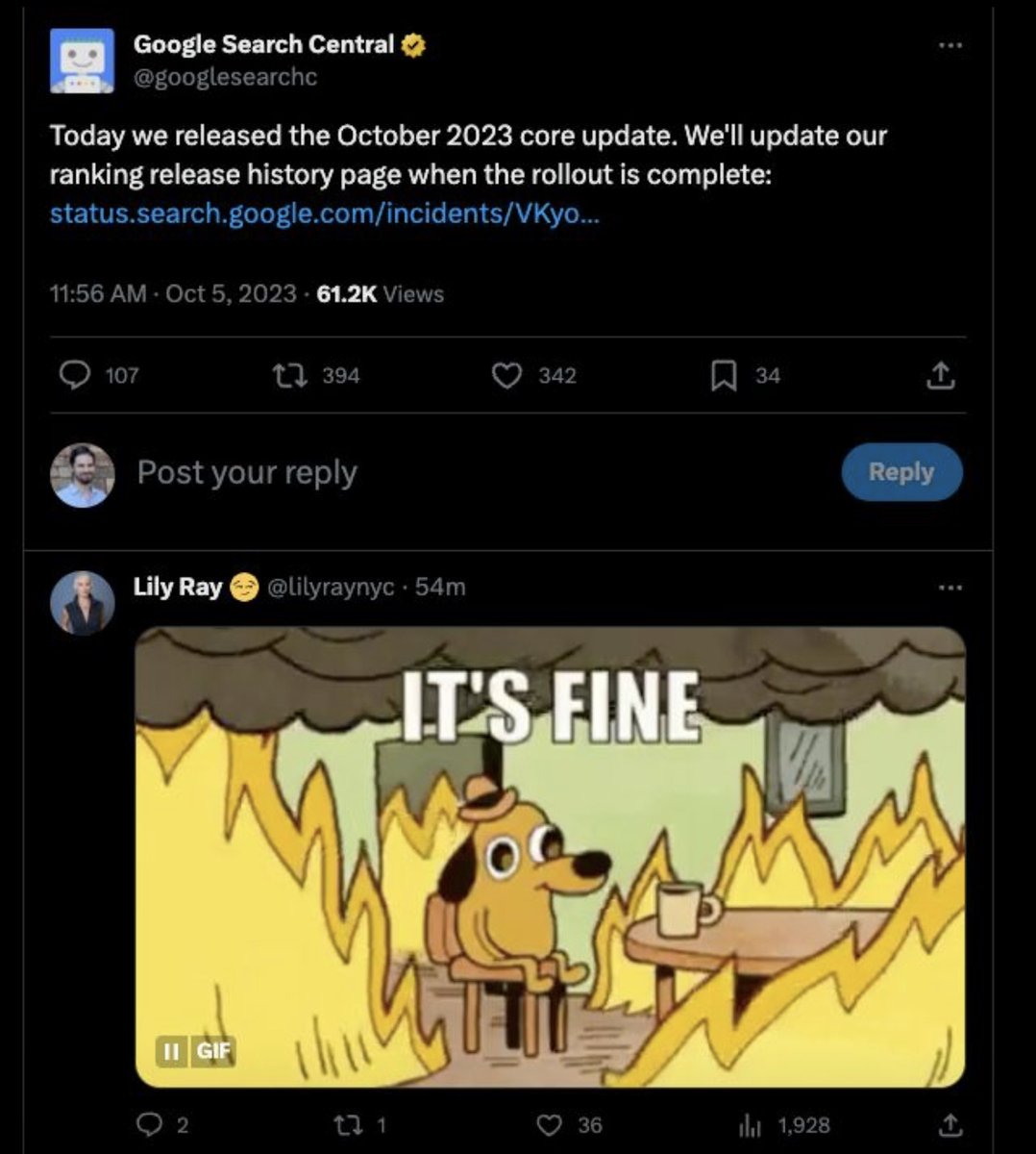 🔍 Das nächste Antispam Update von Google rollt an mit dem Namen Oktober Update! 🎃

Ist deine aktuelle Webseite bereits von einem Update betroffen? Dann melde dich gerne bei uns. Wir helfen ❤️

#GoogleOktoberUpdate  #Suchergebnisse #Sichtbarkeit