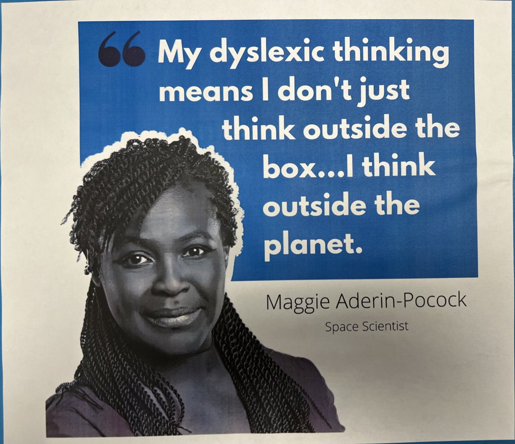 We kicked off Dyslexia Awareness Month at Sue Creech Elementary by introducing our students to Maggie, a dyslexic Space Scientist. #KatyISDDyslexia
#SueCreechElementary
#DyslexiaAwareness