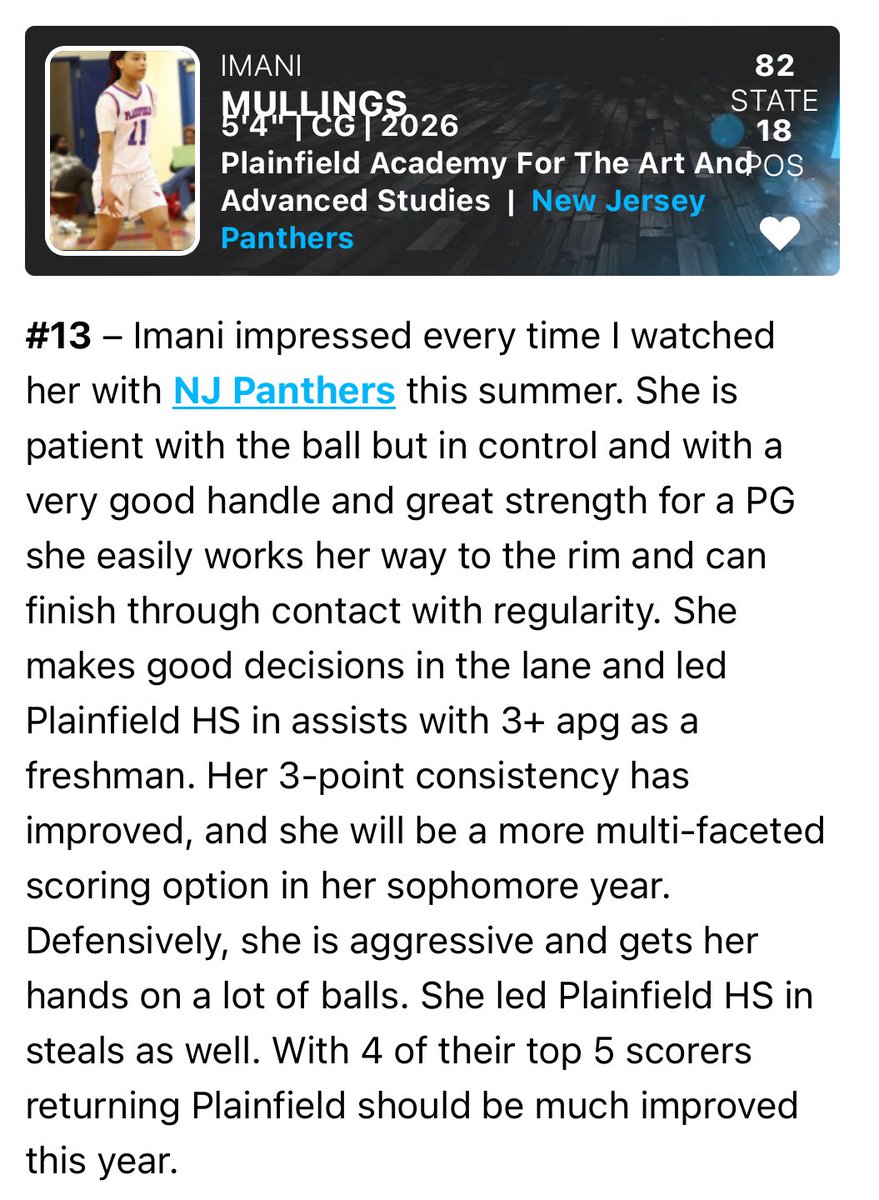 ImaniMullings's tweet photo. Thank you! @NNJGirlsHoops @LadyCardz https://t.co/t1ta0bRcZ7