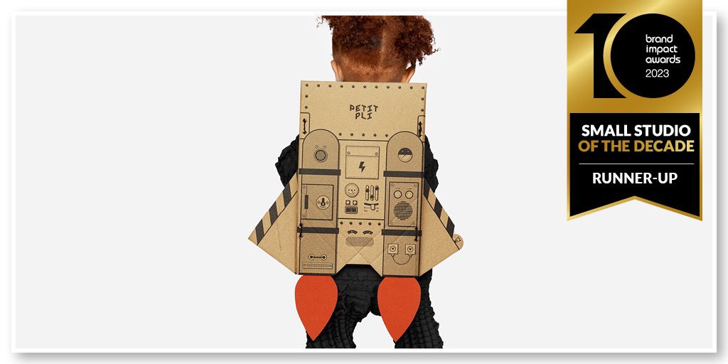 Our next special award is Small Studio of the Decade. Congratulations to our runner-up, <a href="/NBStudio/">NB Studio</a>. #BrandImpactAwards