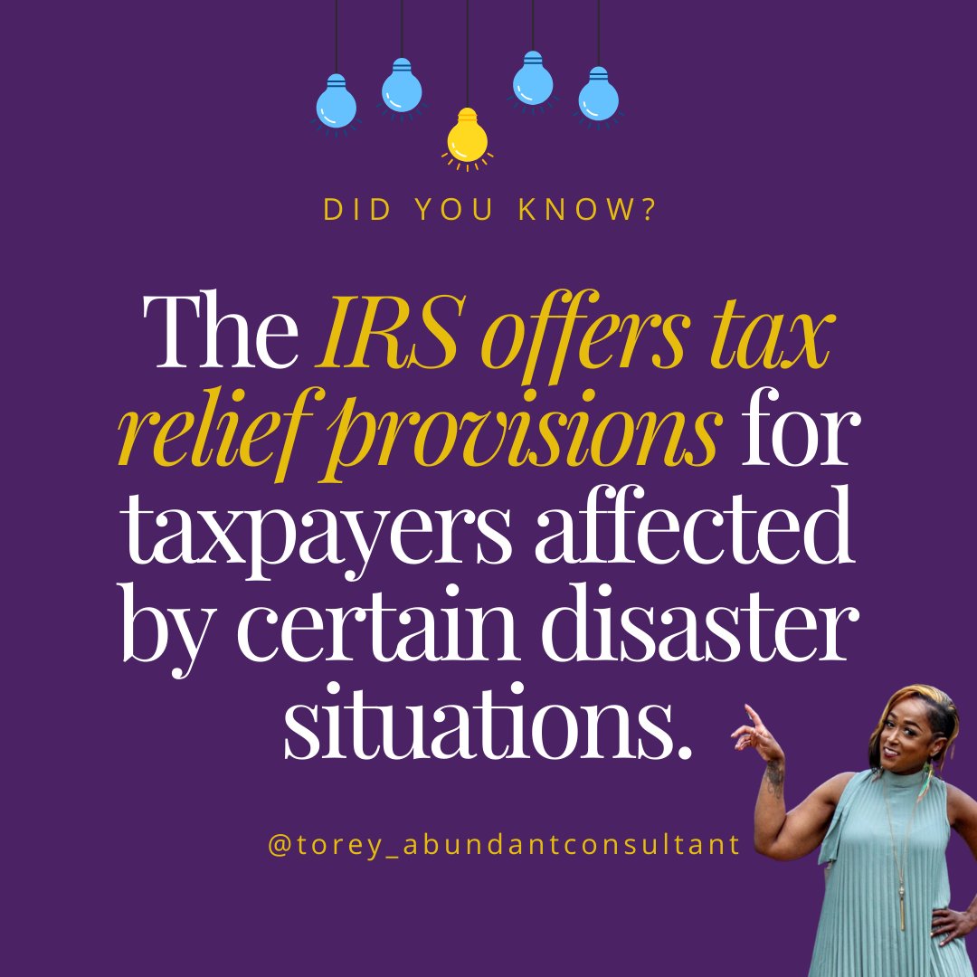 🔍 In times of disaster, the IRS offers a helping hand. Explore the tax relief provisions that can provide relief and support for those affected. Your financial well-being is our priority! 🌐💼 #IRSAssistance #DisasterRecovery #FinancialSupport