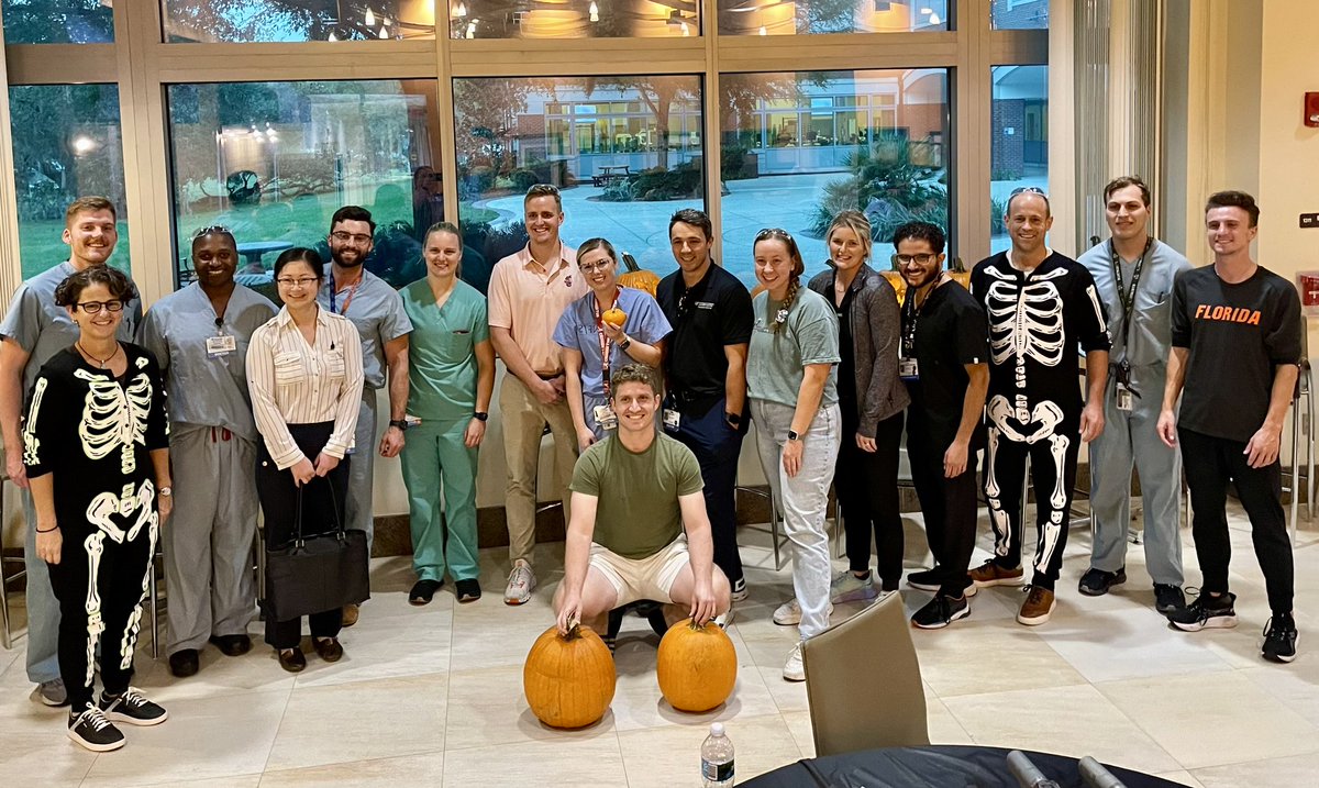 UF Ortho does pumpkins with power tools 🎃 💀 #orthoresident #orthomedstudent #ortho #gainesville #uf #ufortho #orthotwitter  #medtwitter #match2024 #stryker #pumpkinsandpowertools