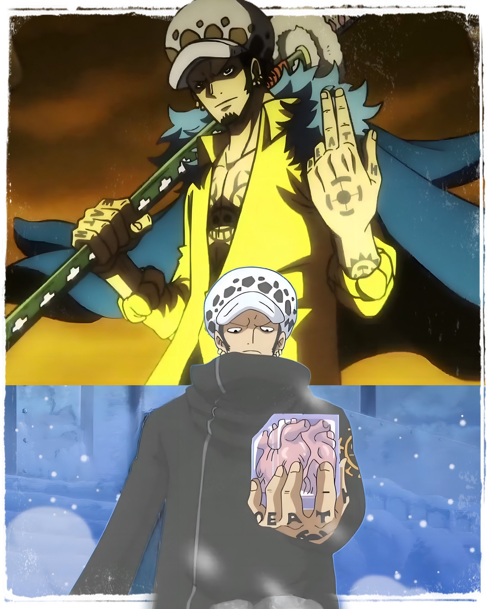 Trafalgar Law, edits, fanart, anime HD phone wallpaper