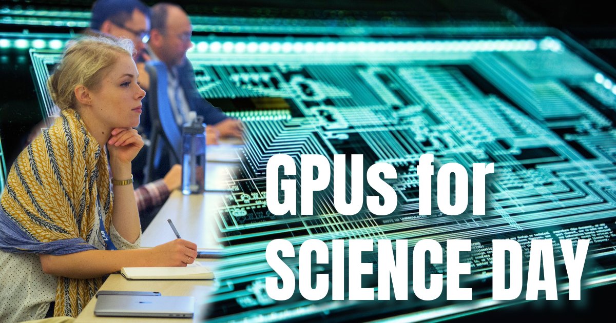 NERSC's tweet photo. #GPUsforScienceDay is coming up Oct. 12 @NERSC – join us to celebrate the achievements made possible by GPUs! Public in-person registration has closed, but don't forget to register for online attendance:
https://t.co/ycERxPeCtY
@ENERGY @BerkeleyLab @doesci @LBNLcs https://t.co/ruIgCJX7IH