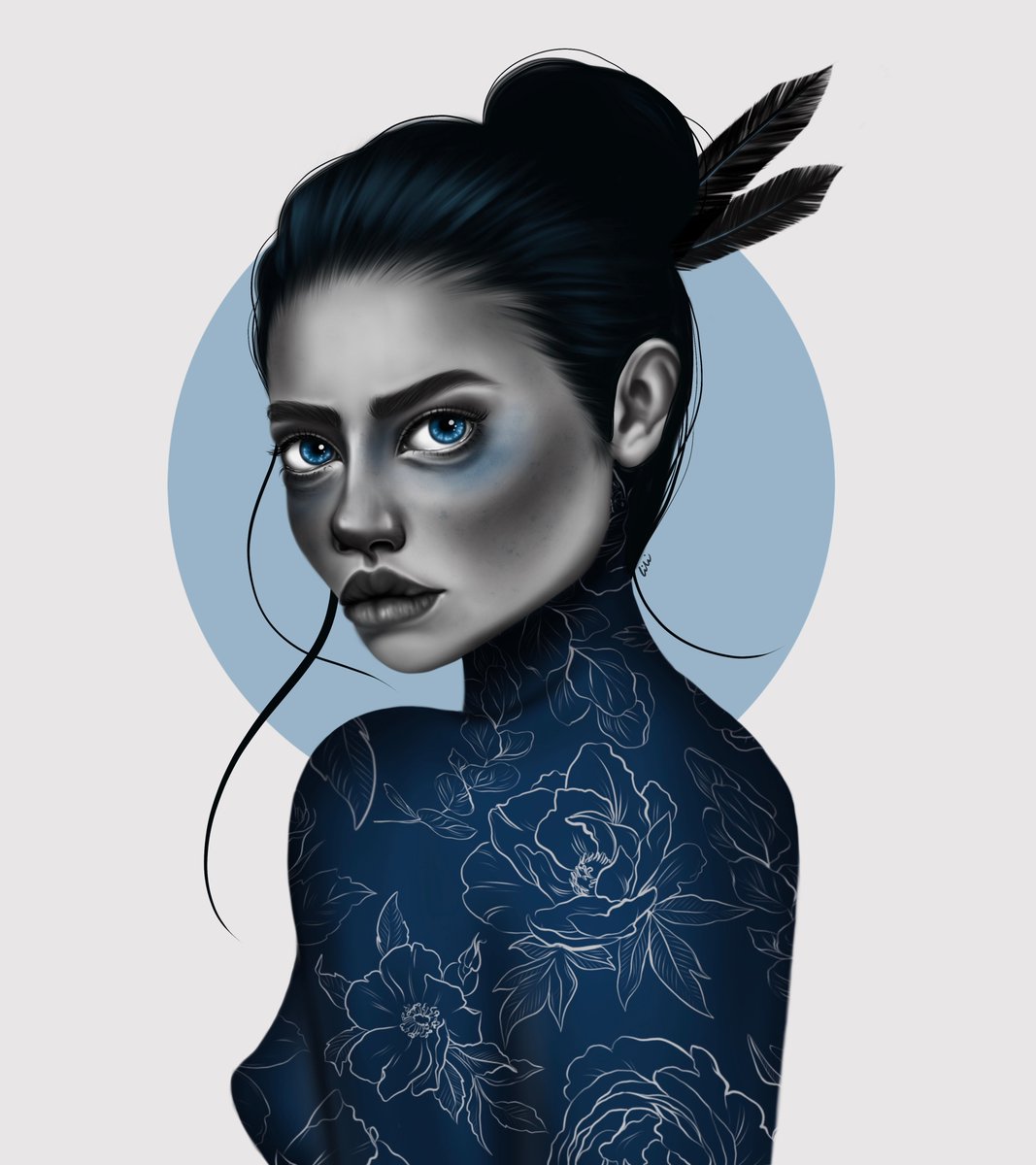 "Blue #04" 1/1 NFT by <a href="/LiliHzn/">Lili_Hzn</a> 
Blue11 Collection since June 2022