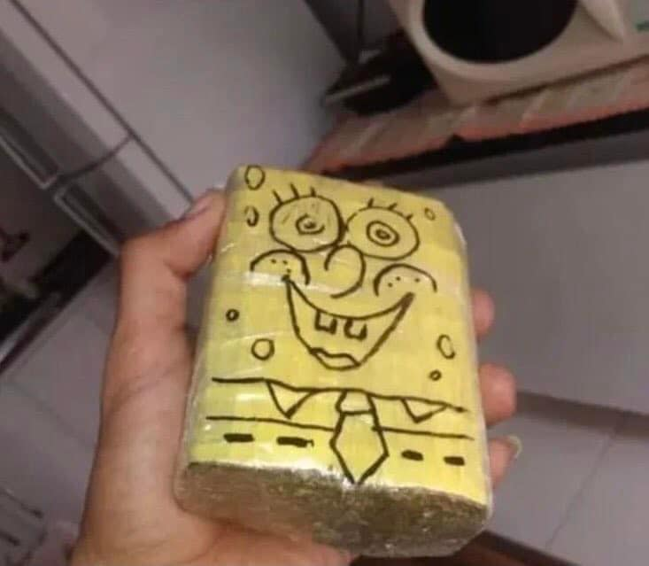 ChapoDoChong's tweet photo. bob esponja calça prensada https://t.co/Op4rAjsWWH