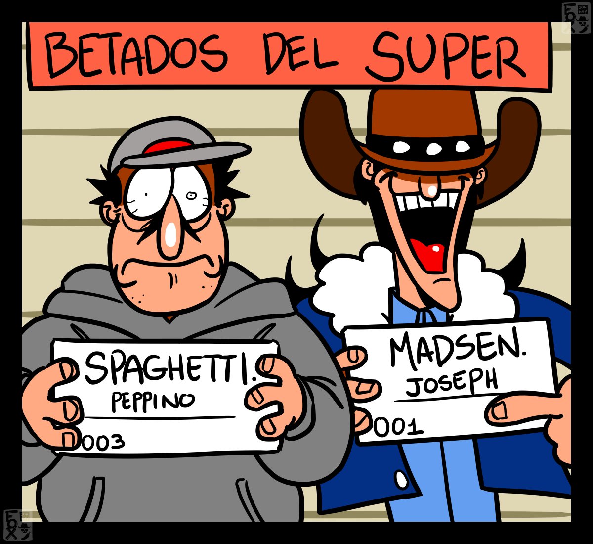 Chill1p0wderFox's tweet photo. A little comic about these two doing groceries

Its on spanish, so I will add translations in the descriptions (open to read)

#pizzatower #peppinospaghetti #thegunpowder #pizzatowercomic https://t.co/8deqpWTw0n