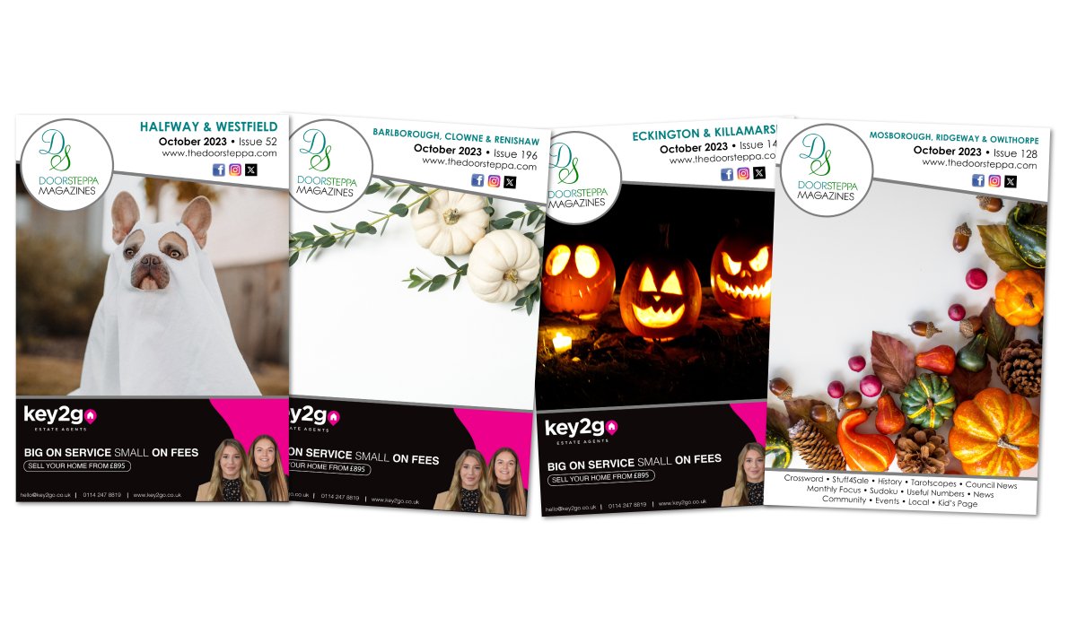 October's issues landing on your doorstep soon, or check them out on our website now!!!

thedoorsteppa.com