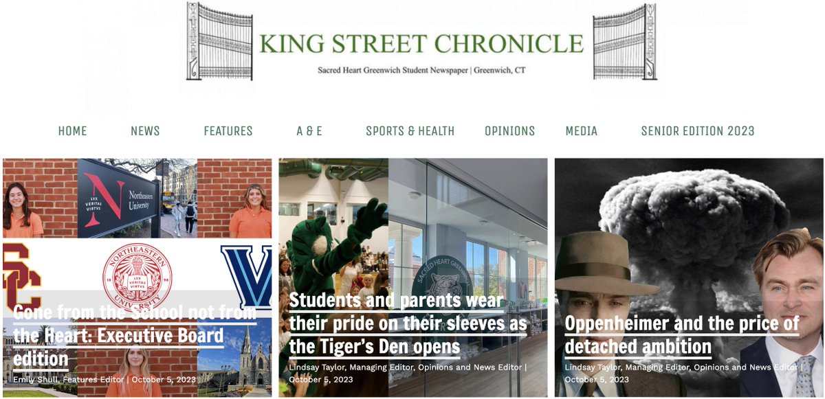 And we are back...Today we published the first articles of the 23/24 academic year...read all about what is happening at <a href="/SH_Greenwich/">Sacred Heart Greenwich</a> and look for new content every day...