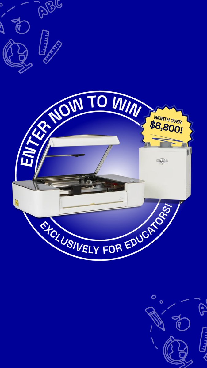 🧑‍🏫 Calling all teachers: Only 5 days left to enter to win a FREE Glowforge Pro for your classroom! :clap: #GlowforgeEDU 🍎 Enter to win here: bit.ly/3RINaYB