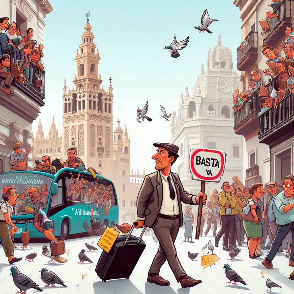 ¡BASTA YA! 🛑No estás solo, vecino. No vamos a permitir que te expulsen de tu propio barrio. No vamos a tolerar que conviertan la casa de al lado en otro Airbnb para turistas ruidosos. Vamos a luchar para que Sevilla siga siendo NUESTRA.💪 #MiBarrioNoSeVende <a href="/jlsanzalcalde/">José Luis Sanz</a>