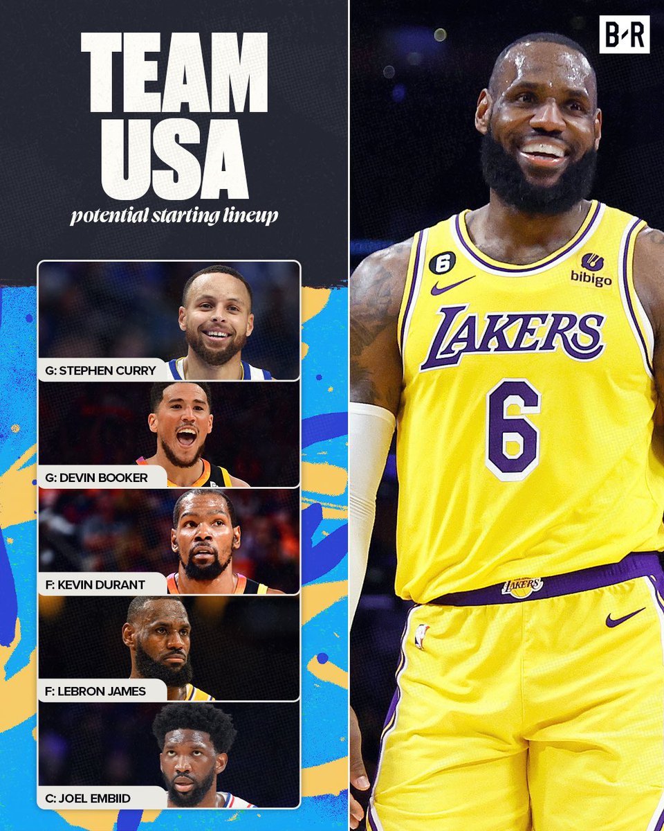 BleacherReport's tweet photo. This team could be scary 👀🔥 https://t.co/r0N1RsjcYI