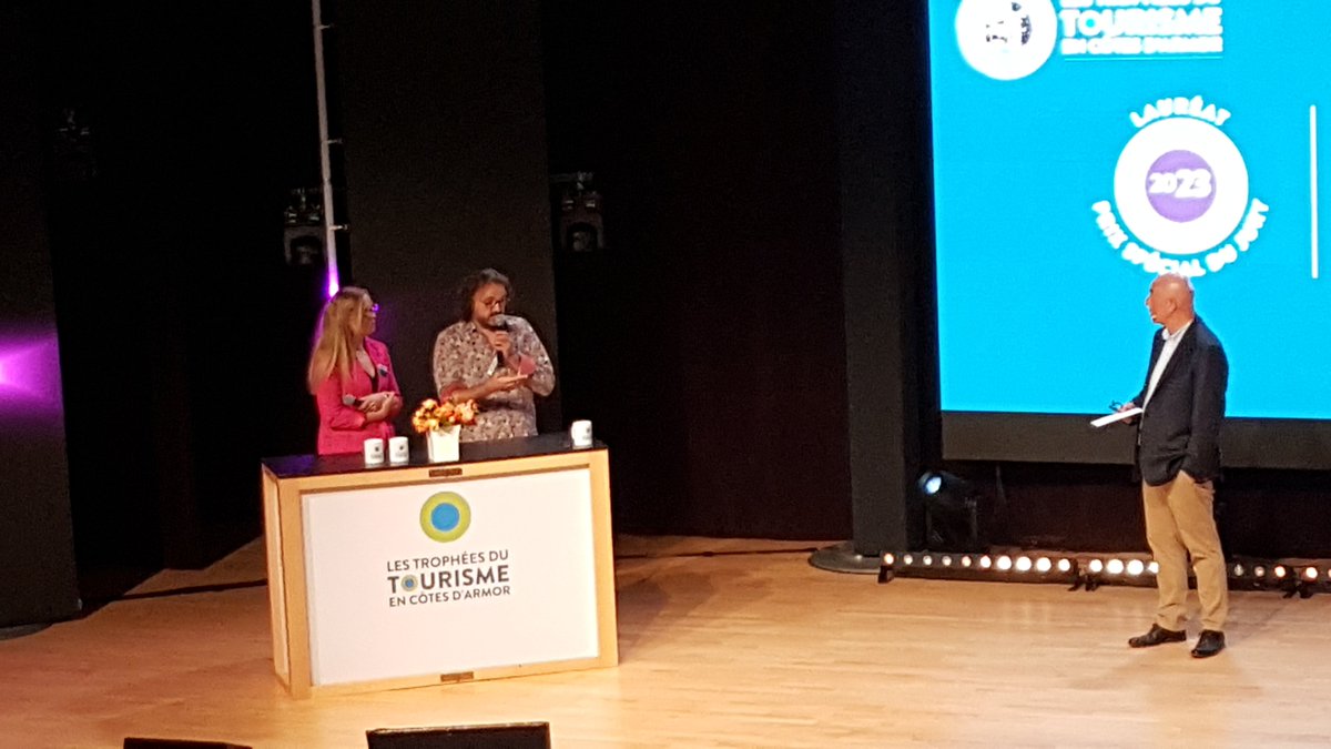 Premier café-théatre en Bretagne Les Ballons accueille le public dans un lieu atypique, une ancienne brocante du centre ville de #Lamballe. 👉 Prix spécial du Jury 2023 aux #tropheestourisme22