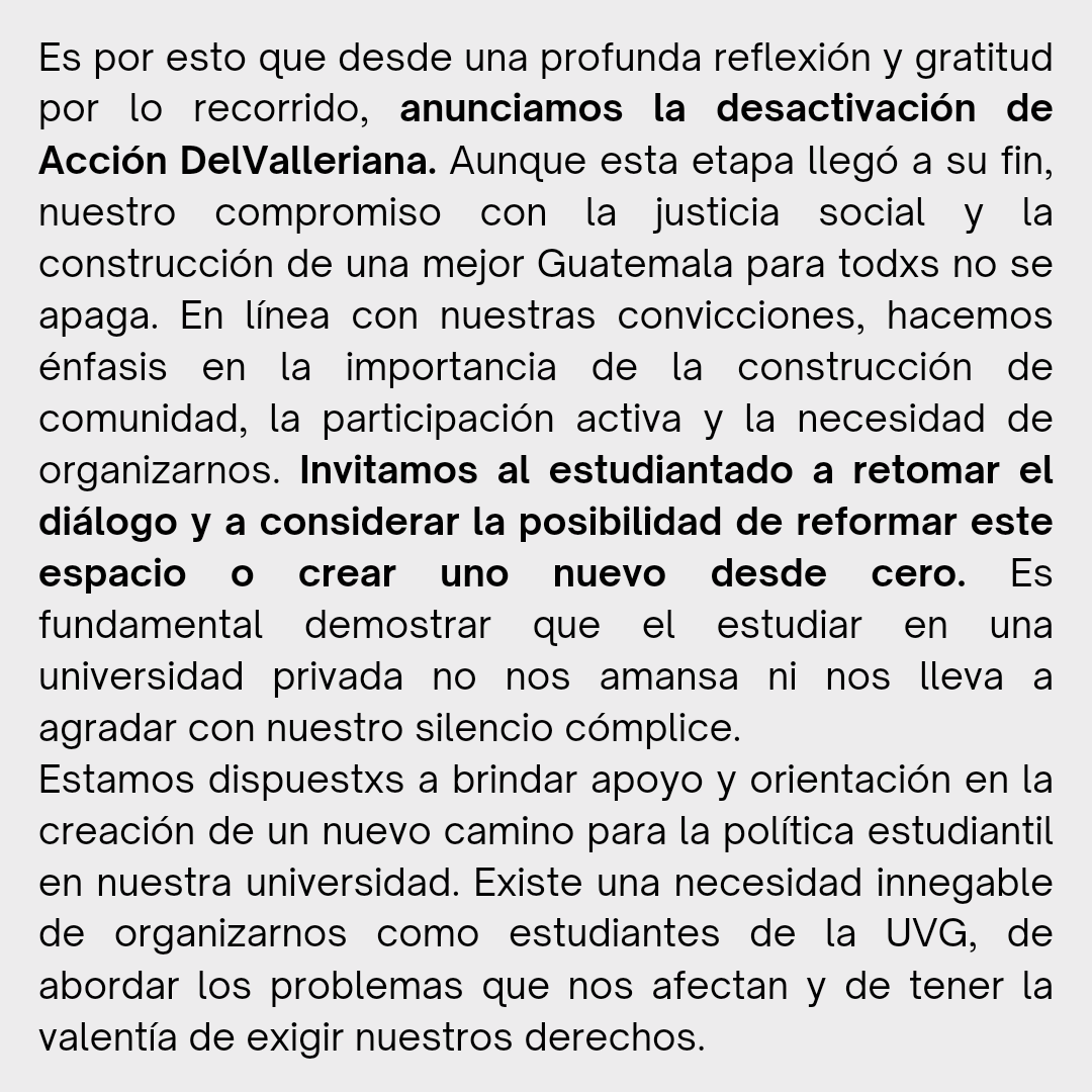 AccionDV's tweet photo. Nos seguiremos viendo, resistiendo en las calles y en las aulas. La organización del estudiantado es imprescindible. Indiferentes y en silencio... ¡Nunca más! https://t.co/MocHBeKjHd