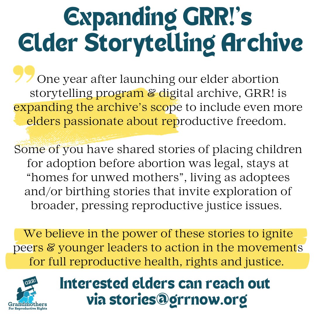 Grandmothers for Reproductive Rights tweet media