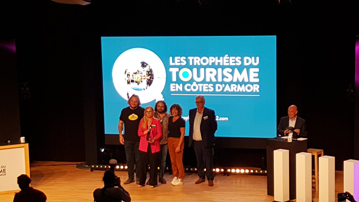 Bravo à Sébastien et  M’Barek, Marie et l’équipe des Ballons Rouges de #Lamballe 👉 Prix spécial du Jury 2023 aux #tropheestourisme22