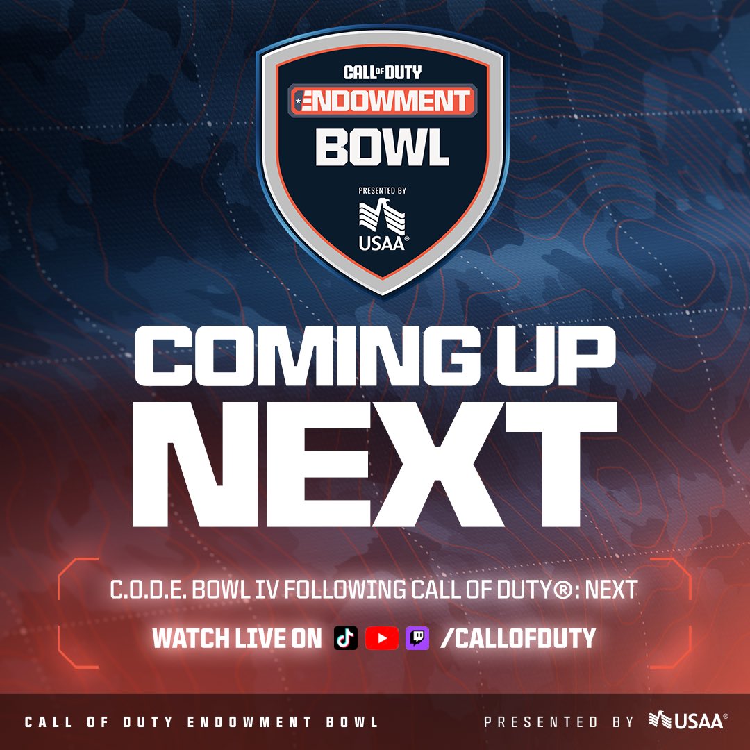Always ready!!! Watch us hoist the trophy in a few hours! <a href="/CODE4Vets/">Call of Duty Endowment</a> #CODEBOWLIV
