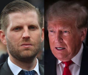BREAKING: Donald Trump's failure of a son Eric throws a pathetic hissy fit about the "smells" and appearance of the New York courtroom where his dad's massive fraud case is unfolding.

Sorry Eric, no golden toilets here.

Rather than worrying about the fact that his father could