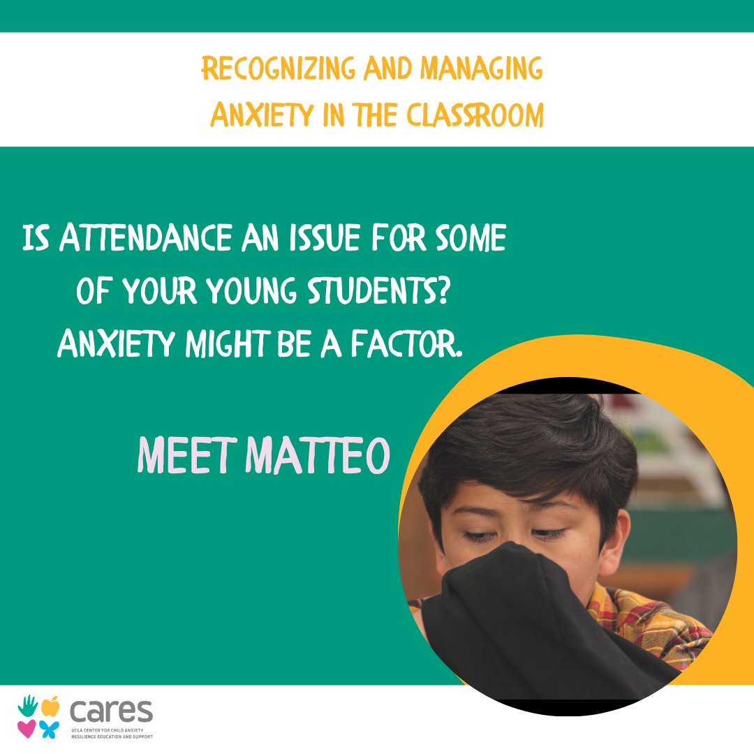 Kids often refuse to go to school at the beginning of a new school year or after a long school holiday. Learn more in our online course Recognizing and Managing Anxiety in the Classroom is FREE through the end of November! Click link in bio for a free registration now.