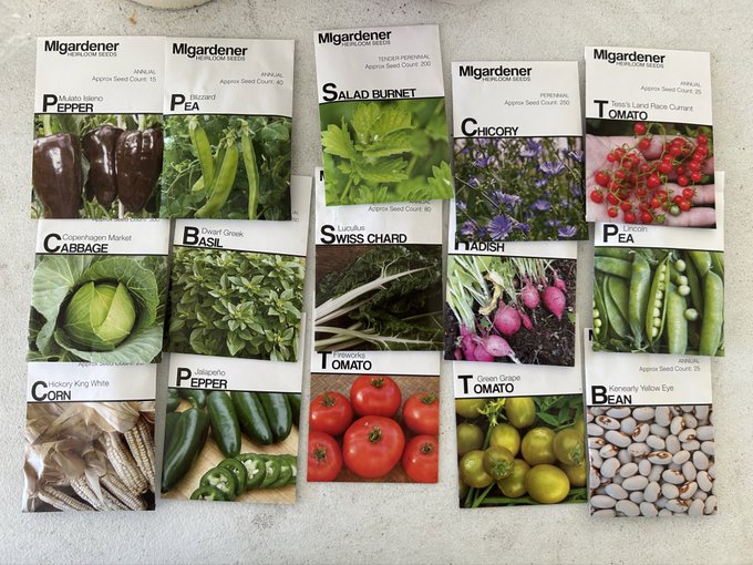 Got more seeds! 🤗 I&rsquo;m not a pro yet but the fact that I feel the urgent need to start growing my food