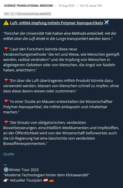 BlackWi66664625's tweet image. Liebe #Querdenker und #Impfgegner, jetzt gibt es kein Entrinnen mehr, die Luft-mRNA Impfung ist da. Habt ihr euch nie gefragt, warum Elon Musk ein XXL-Raumschiff will.