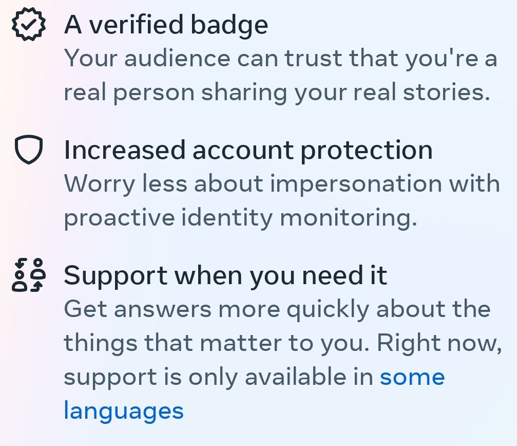 dmwithumar's tweet photo. Why meta sy increase account protection after buy verified badge 
My friend account was hacked after purchase verified budge
@facebook @Meta 
#facebookhacked #Facebook https://t.co/uL9ZdvInEQ