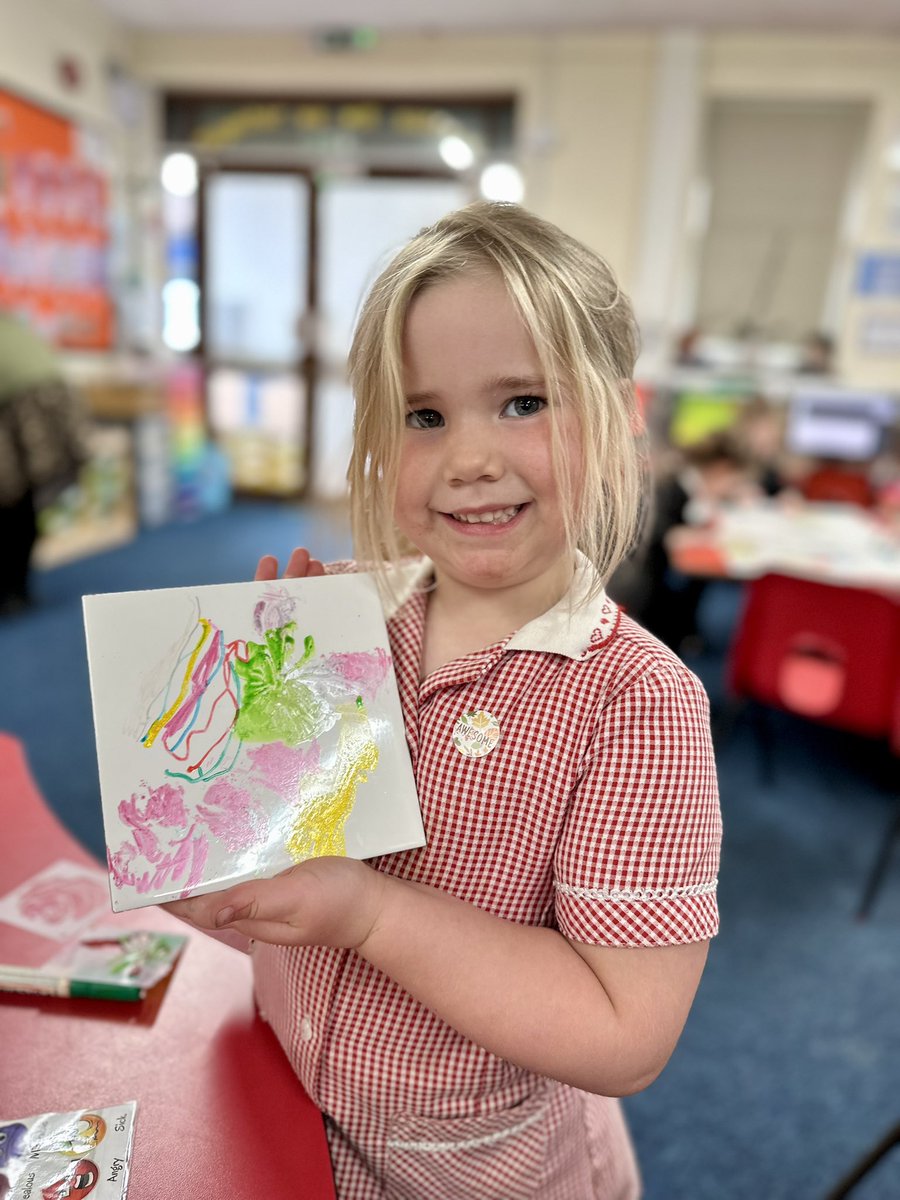 JWForse's tweet photo. What an afternoon! Well done Reception class @palmerston_p_s your Wellbeing Tiles look wonderful!

The #CreativeWellbeingProject is taking place across the school, using Creative activity to support children’s wellbeing, 

Made possible by @Arts_Wales_ through Explore Funding. https://t.co/X5ZoSI8nCp