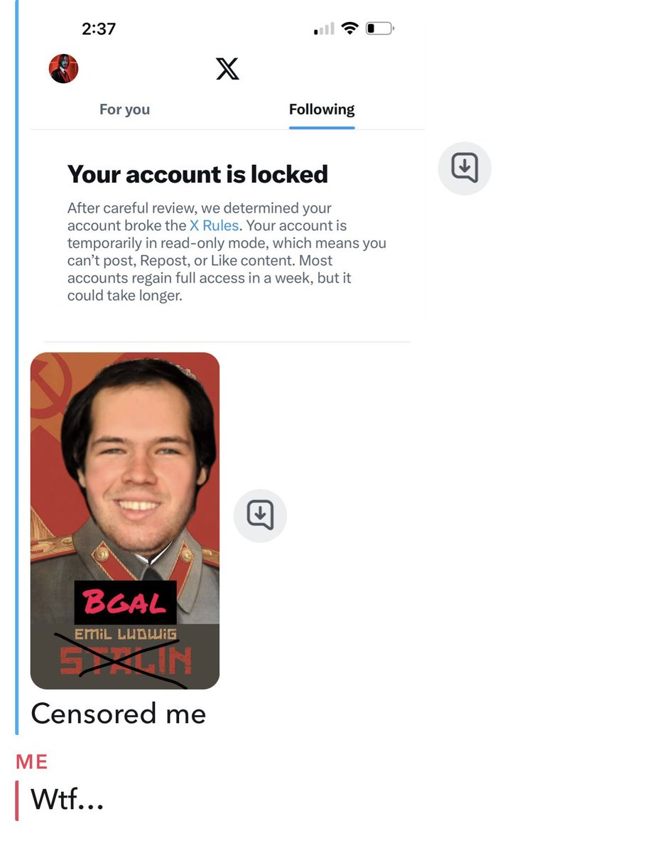 RE4LEST_1's tweet image. You can’t silence him! #oftenimitatedneverduplicated @bitttybumpkin @Bgall15