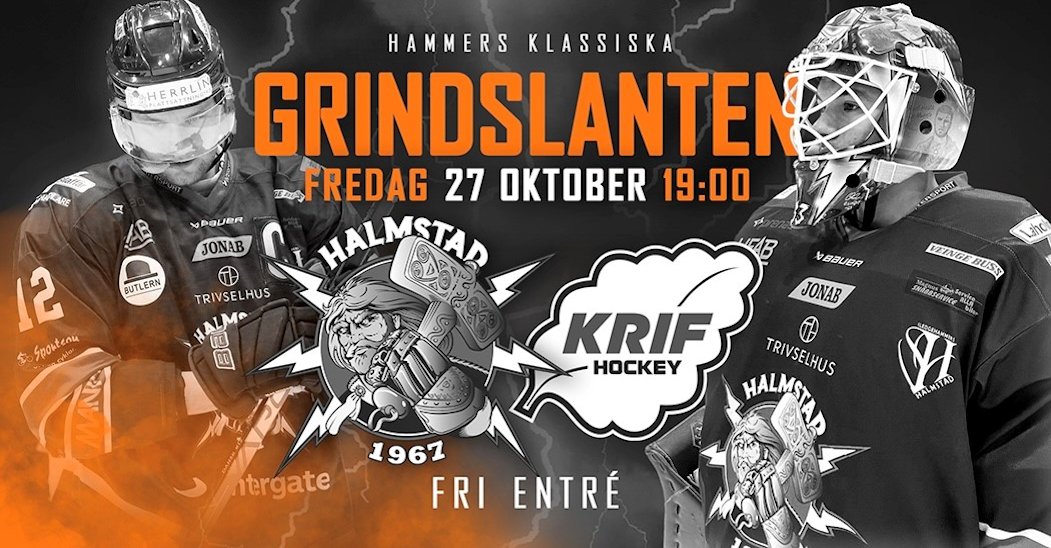 Höstens Grindslant blir den 27/10. På hammers.se kan du följa vilka sponsorer som valt att stötta detta.