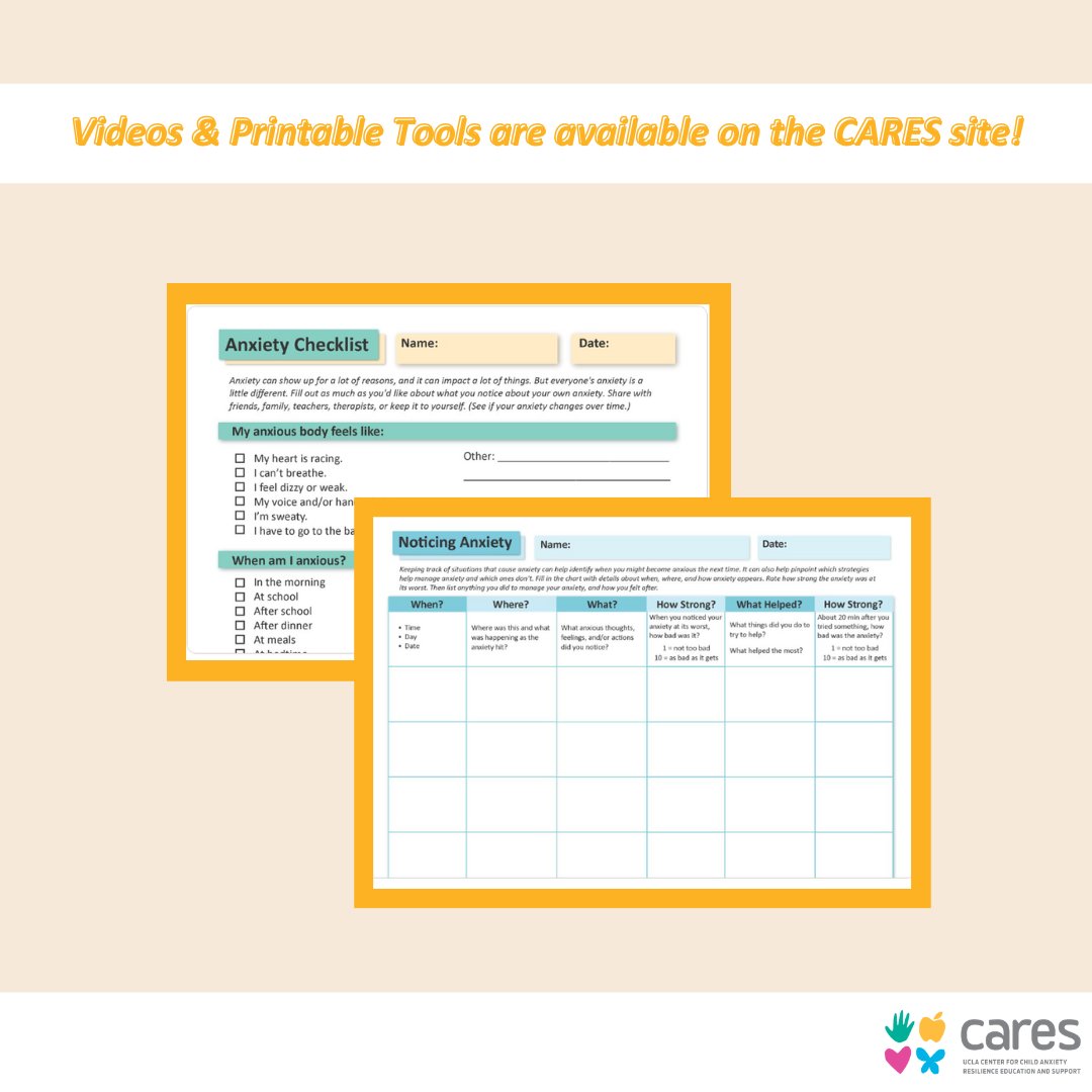 We have easy checklists and plans that can be used at home and at school to minimize anxiety’s impact on young minds. Learn more in our online training Recognizing and Managing Anxiety in the Classroom -- FREE through November! Link in bio.