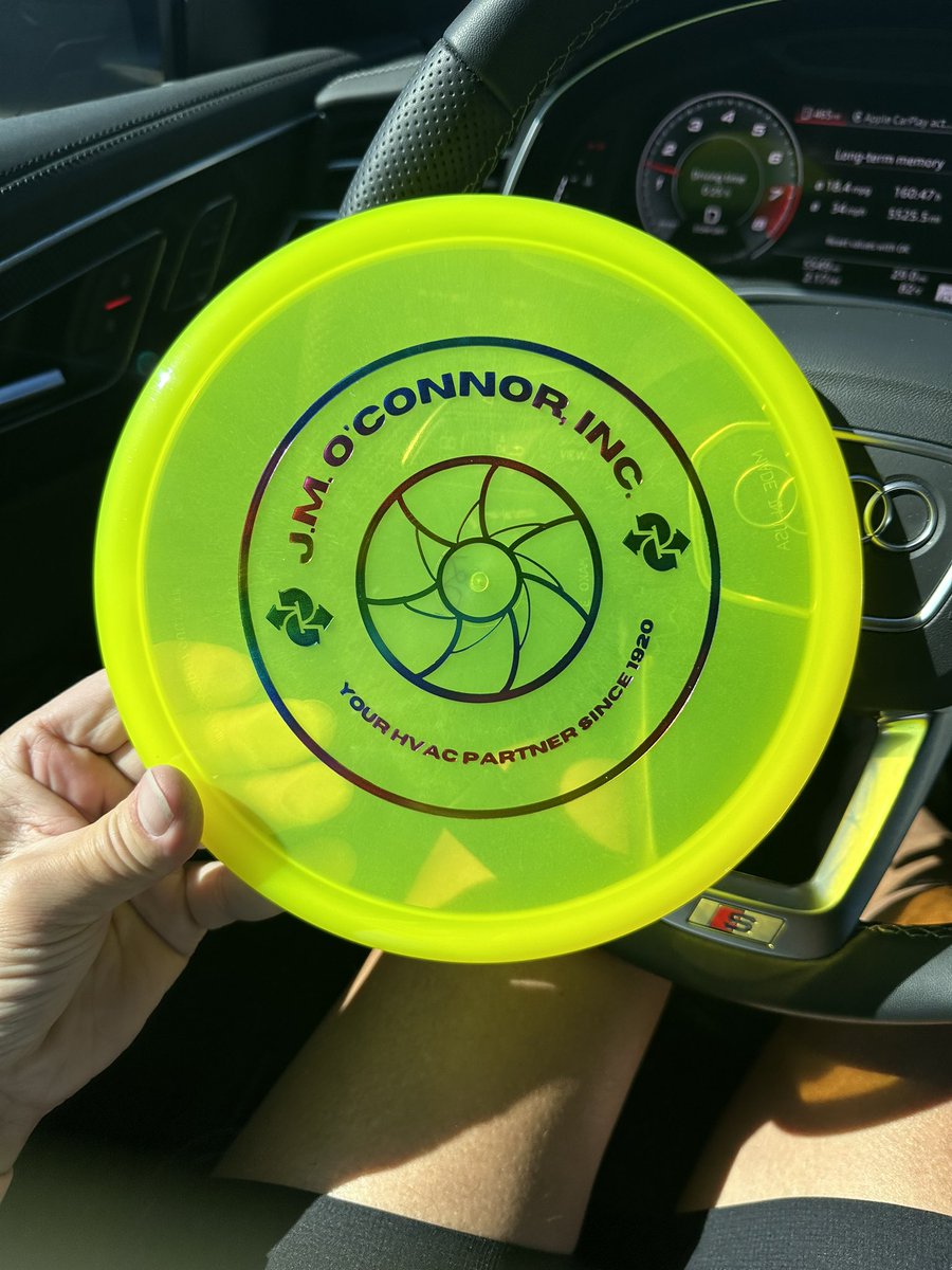 I attended the open house for JM O’Connor and they had these custom stamped golf discs. Very sweet! J M O’Connor is a valued teammate of <a href="/hendersonengs/">Henderson Engineers</a>