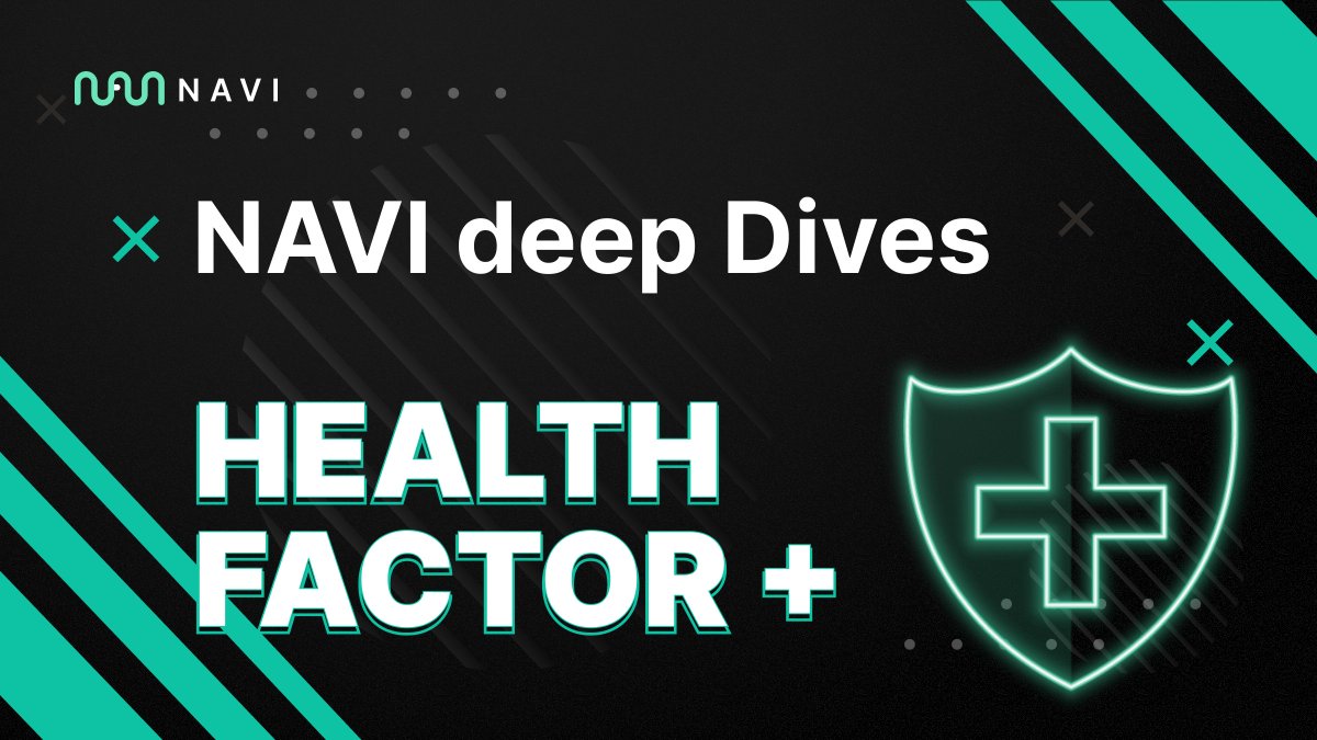 navi_protocol's tweet image. Navi Deep Dives - Health Factor 💊

Having a deeper understanding of the Health Factor property of your liquidity positions is an essential skill when using #DeFi lending platforms like NAVI. 

This thread will allow you to: 

1️⃣ Understand the concept
2️⃣ Learn why it’s important…