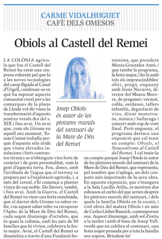 Festa Major al @CASTELLDELREMEI !