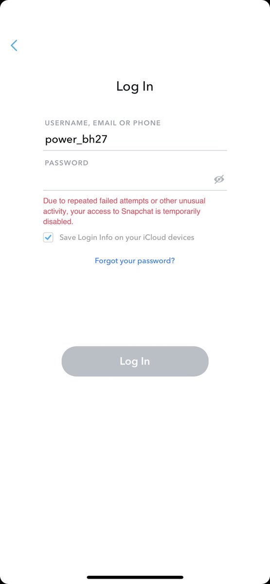 power_bh69's tweet photo. @Snapchat For more than 8 months, the problem is still and I didn't get a response from you! If the problem takes time, why is a temporary band written? Does the timer stay all this time? Very bad app and employees don’t know how to deal with users 💔😒 https://t.co/LJgIkdS1Ro