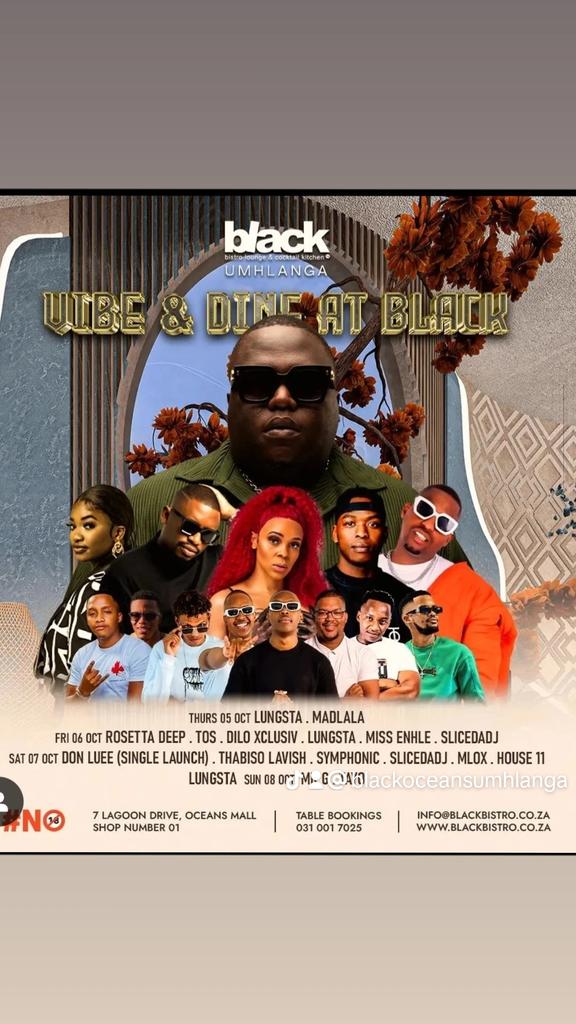 Blackumhlanga's tweet image. BlackUmhlanga#Singles lanch  # Don luee  featuring thabiso lavish Gift lunga #fyp#explore #excellenceclass#goodmusic #foodmade with love 🍽️🍹👌