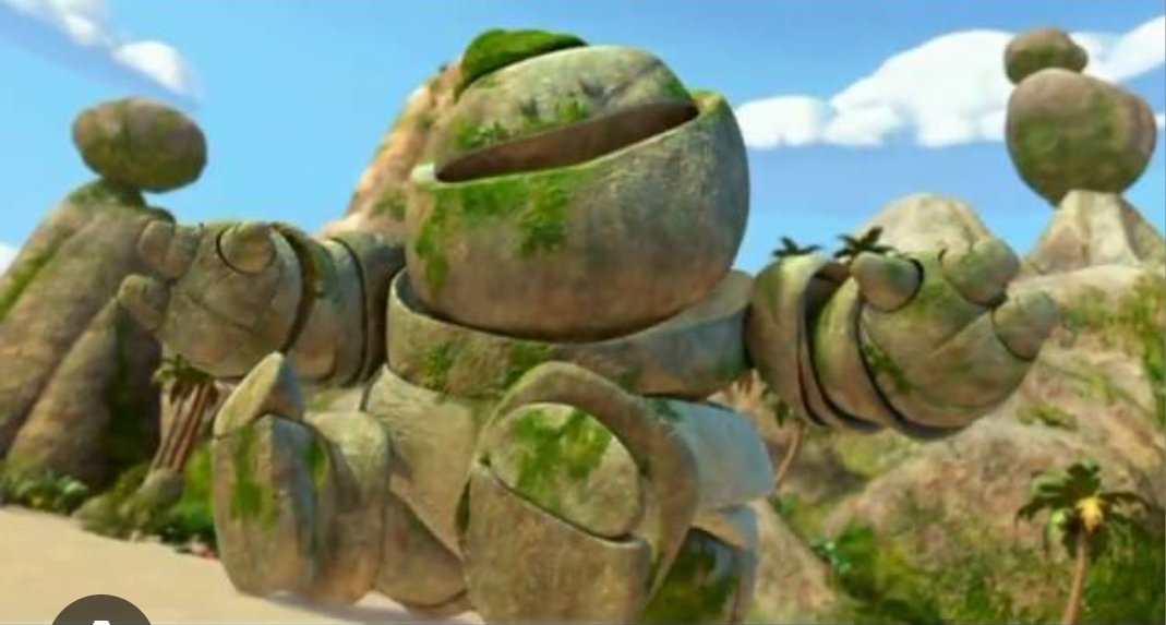 Undyingscout's tweet photo. @lookaface_ Veggie tales rock monster https://t.co/NeJdZ3O8IE