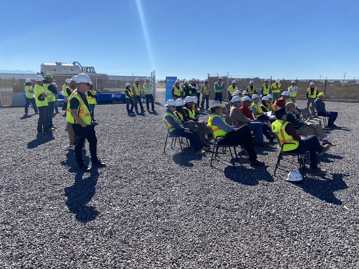 In Delta celebrating the progress of <a href="/DominionEnergy/">Dominion Energy</a>’s ThermH2 project and the arrival of some new technology- an electrolyzer! This will allow us to begin making hydrogen on site within the next few months! Thank you to everyone who attended the ribbon cutting to celebrate!